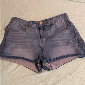 denim shorts
